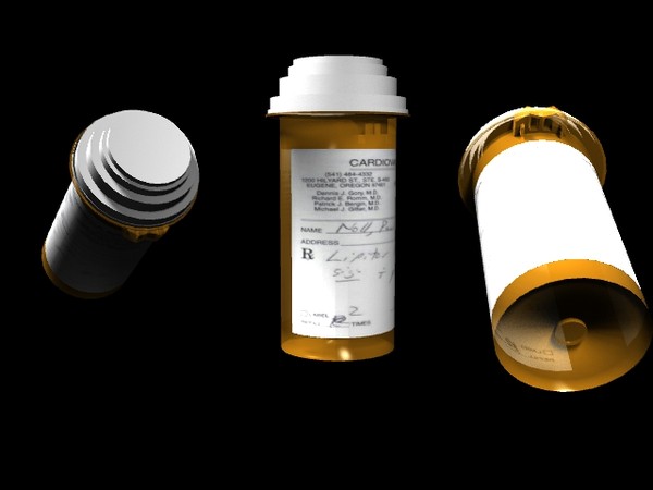 3d pill bottle model - Pill bottle by Irish Wolf Productions